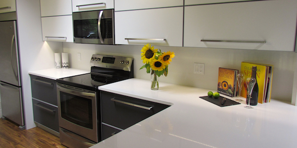 modern aluminum kitchen design by IMDesign