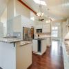 Aluminum kitchen cabinets in creamy off white ivory