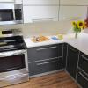 non-toxic sustainable aluminum kitchen in  bone white